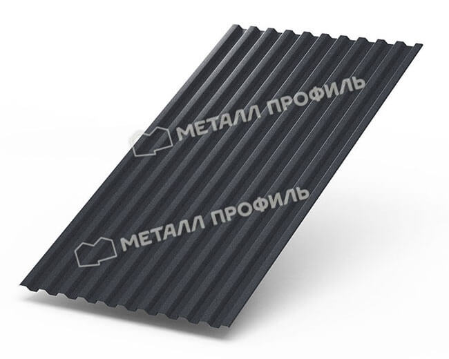 Фото: Профнастил С21 х 1000 - B (Steelmatt-20-7024-0.4±0.08мм) в Электростали