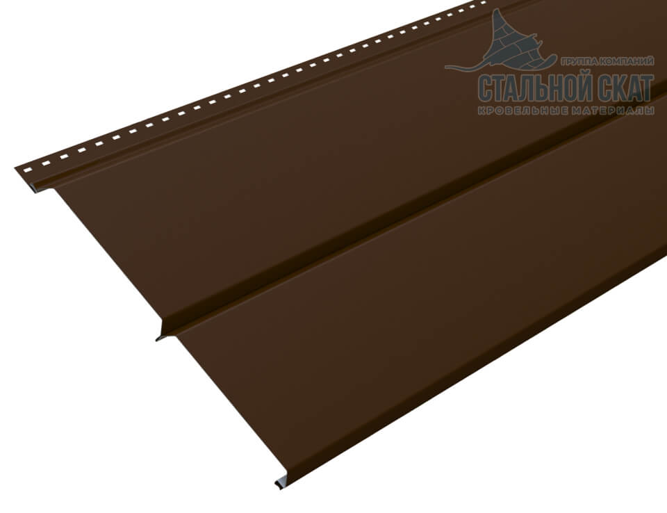 Сайдинг Lбрус-XL-14х335 (VALORI-20-Brown-0.5) в Электростали