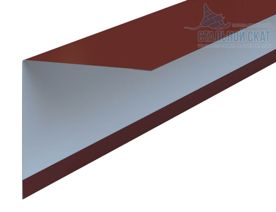 Фото: Планка угла наружного 75х75х3000 (PURMAN-20-Argillite-0.5) в Электростали