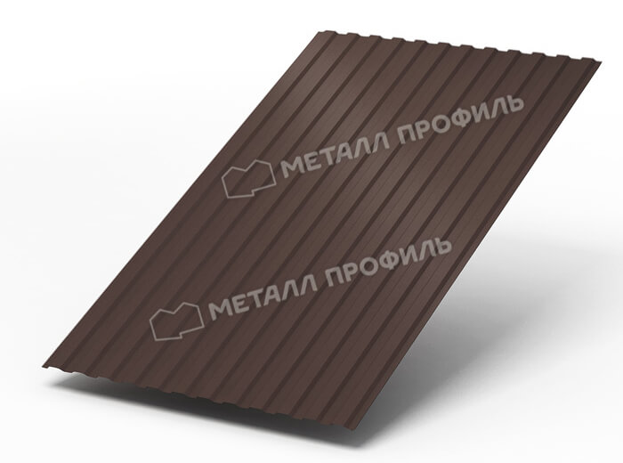 Фото: Профнастил МП10 х 1100 - A (Steelmatt-20-8017-0.4±0.08) в Электростали