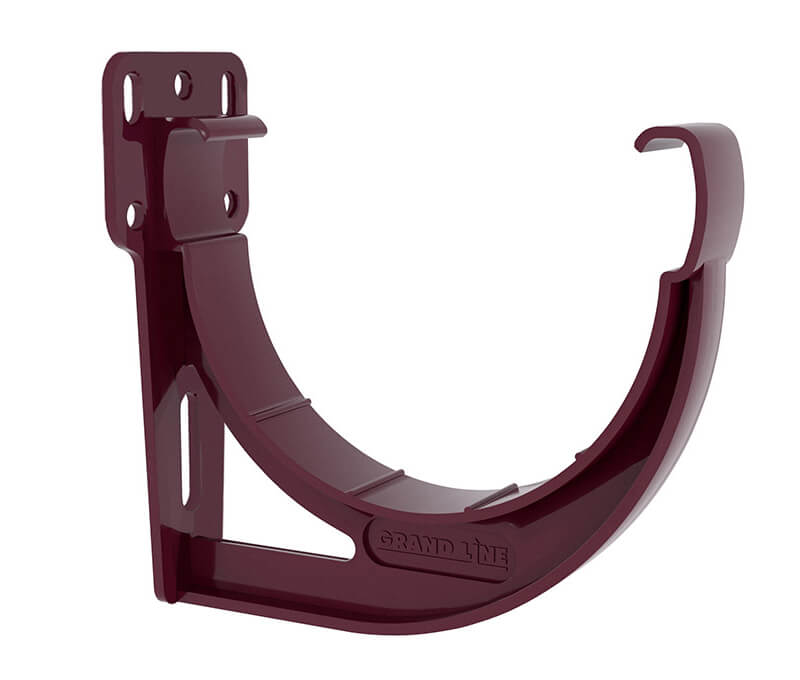 Кронштейн желоба slider Дизайн 135 ПВХ GL бордо (RAL 3005)