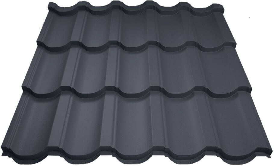 Металлочерепица МП Трамонтана-ML (ПуреМПтек_Мат-20-7024-0.5)